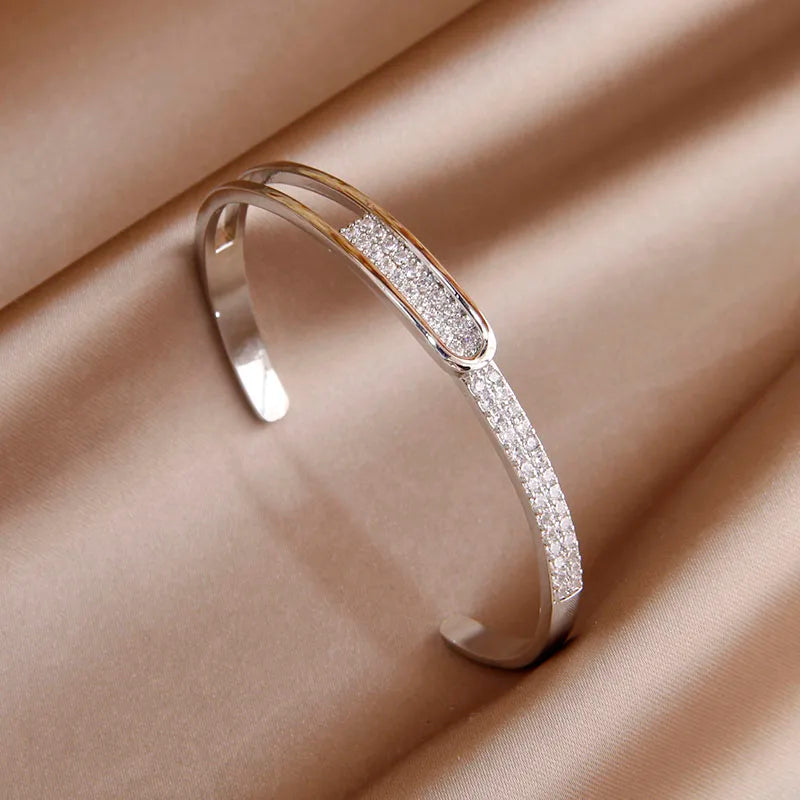 Sabina zircon & crystal bangles & bracele