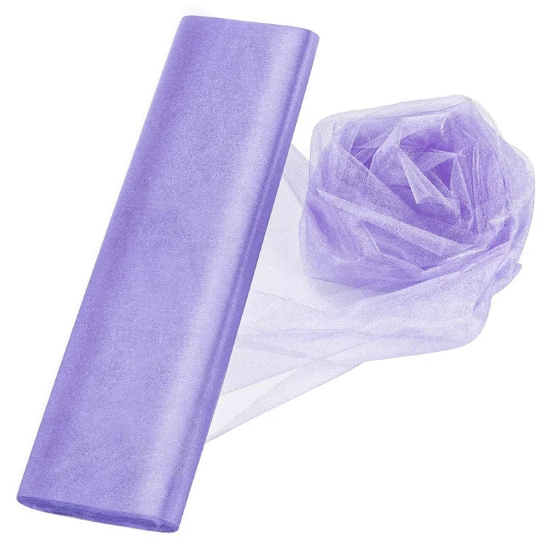 Crystal wedding tulle fabric 5/10M
