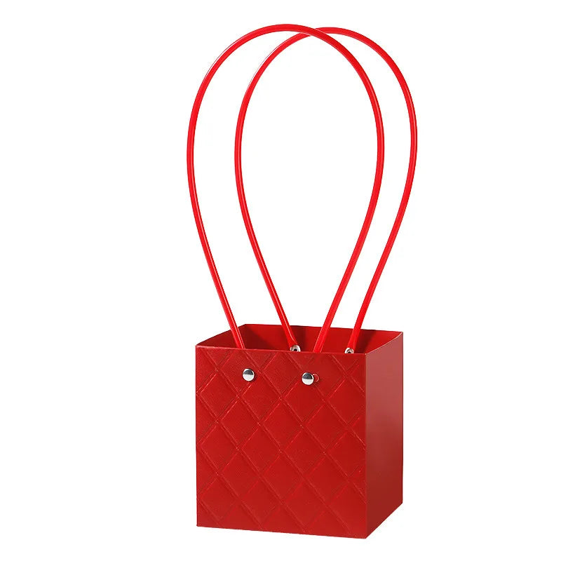Flower tote bag portable