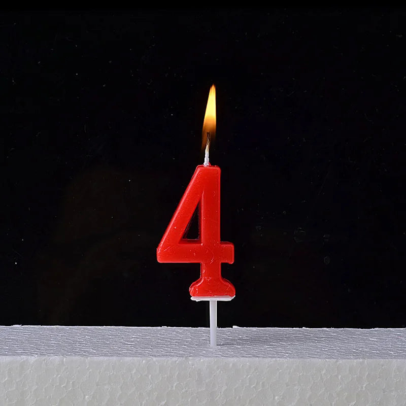 1Pcs number cake topper candles