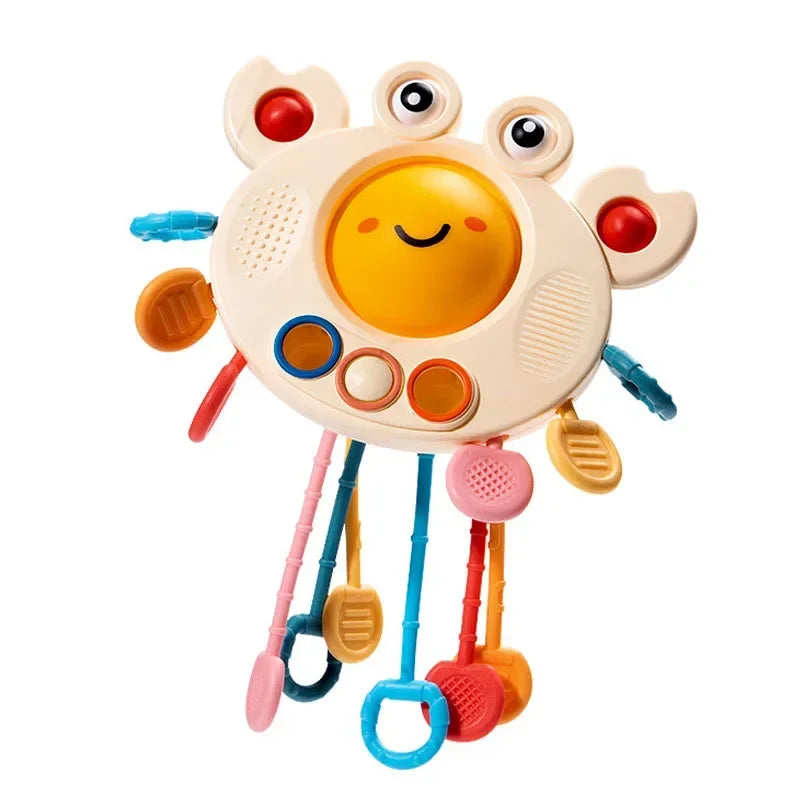Montessori Pull String Silicone Sensory Toy