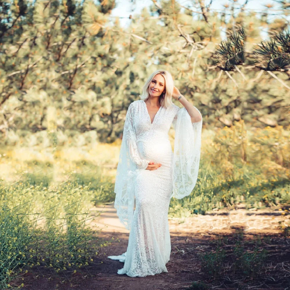 Silva Lace Maternity Dress