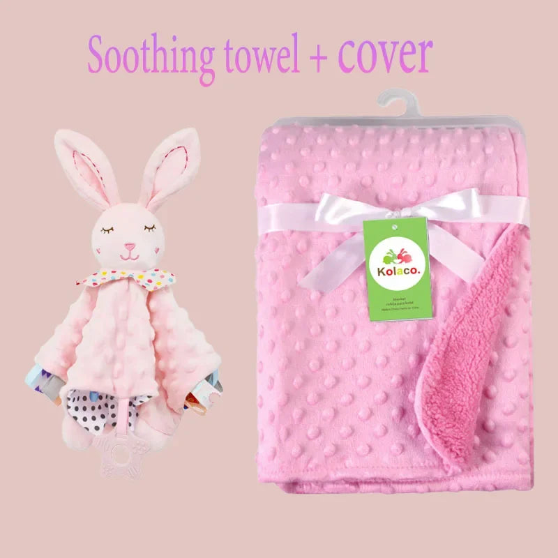 Personalized name baby blankets , stroller , sleeping dolls