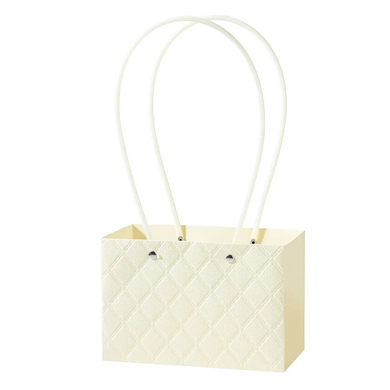 Flower tote bag portable