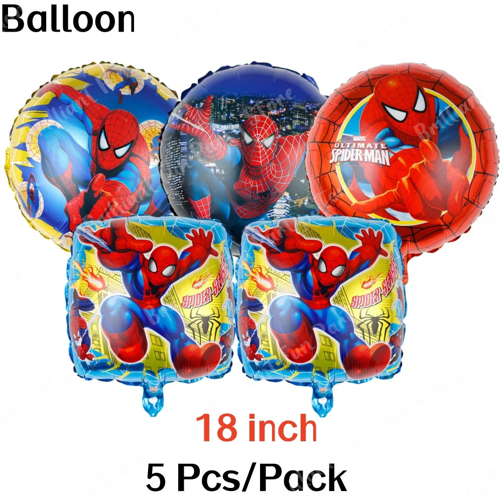 Spiderman theme decorations