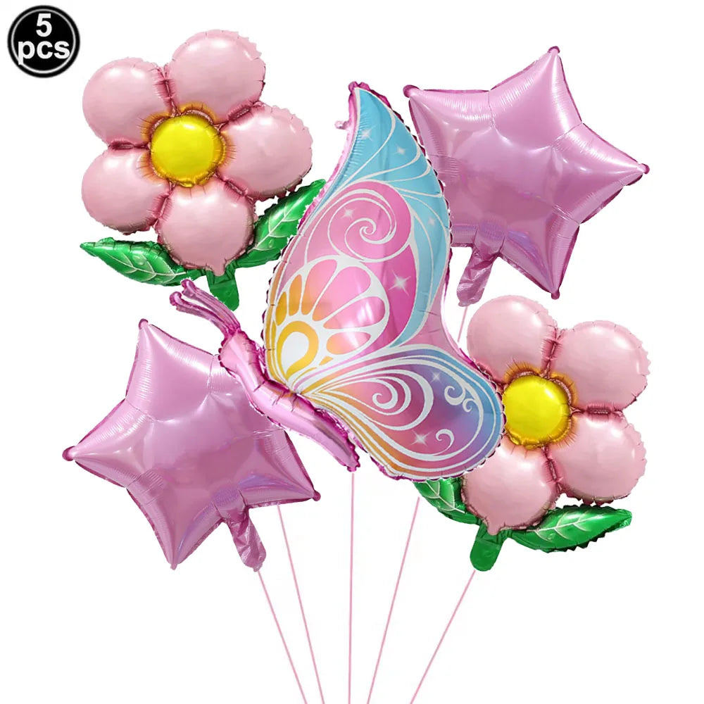Colorful Butterfly balloons 5pcs