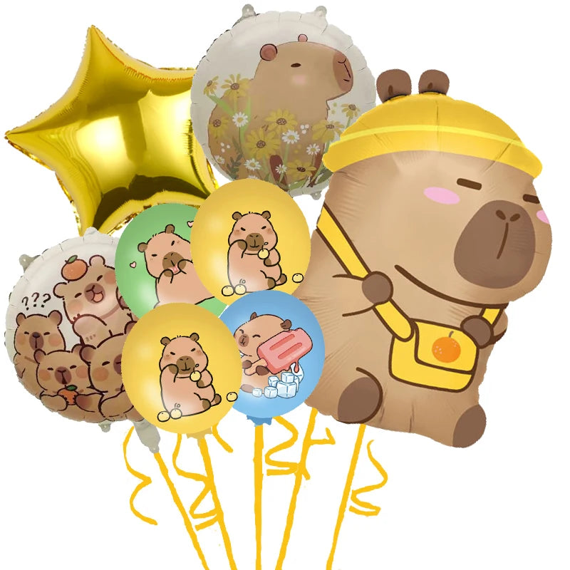 Capybara theme balloon