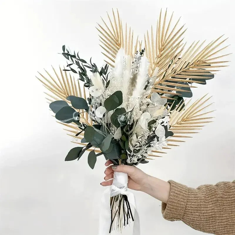Artificial Palm Leaves Tropical 5pcs
