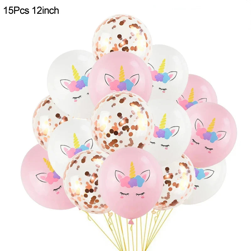 Rainbow Unicorn Balloon 32 inch 1Set