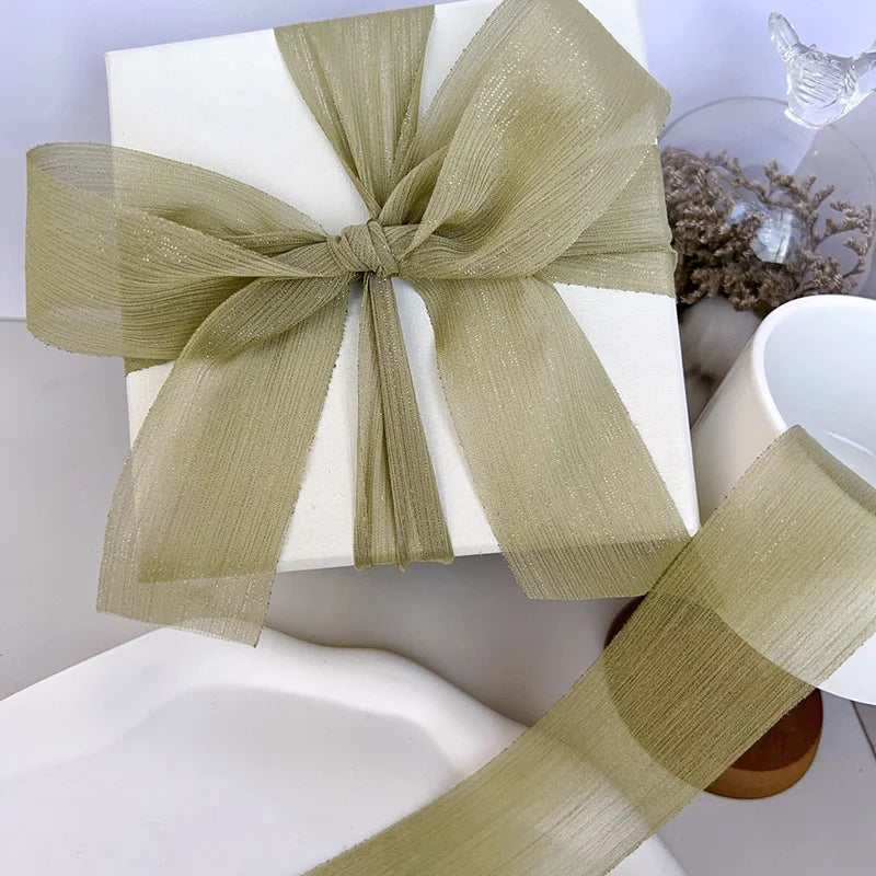 Chiffon silk ribbon