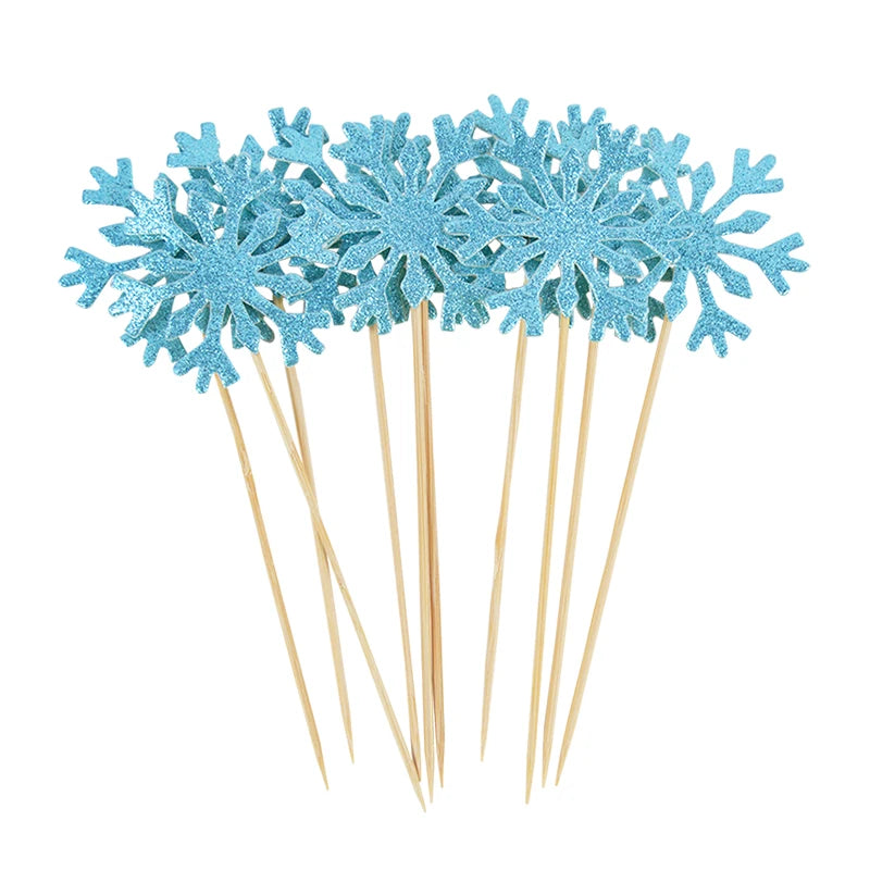 Ice Snowflake cake Topper