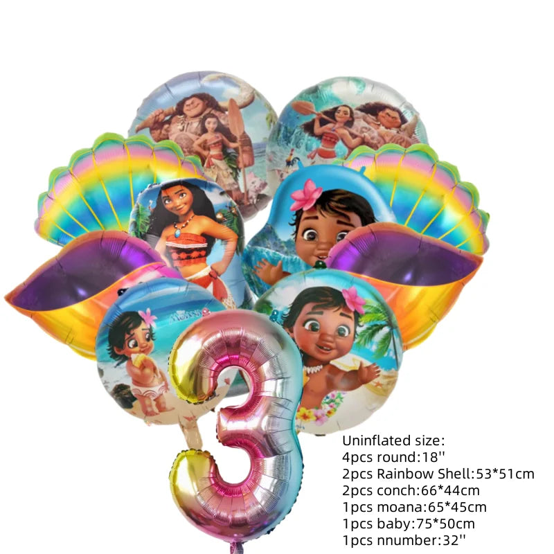 Moana Balloons Set