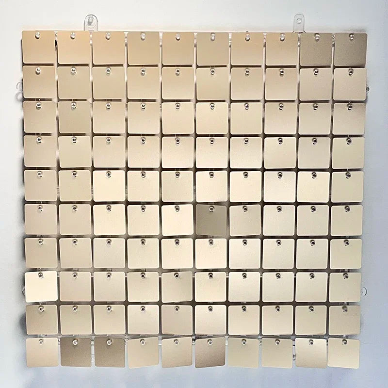 90x180cm Matte Gold Sequin Wall Backdrop