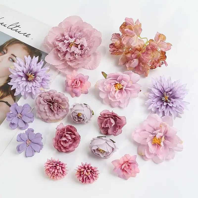 Rose set Peony for bouquets and decorations