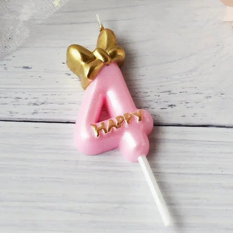 Mickey pink candle