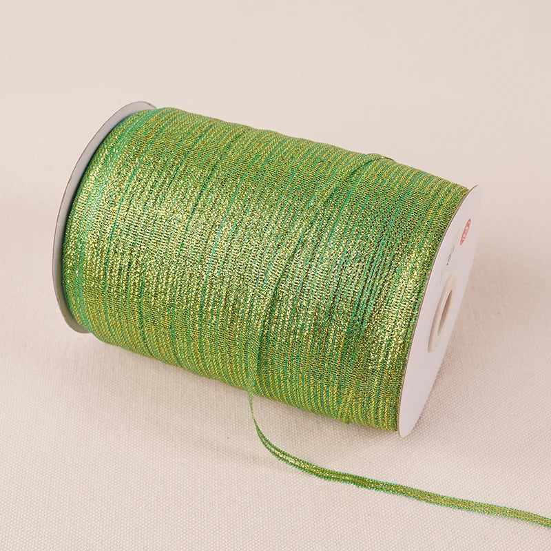 Glitter Silk Satin Ribbon Decoration 10meters 3mm