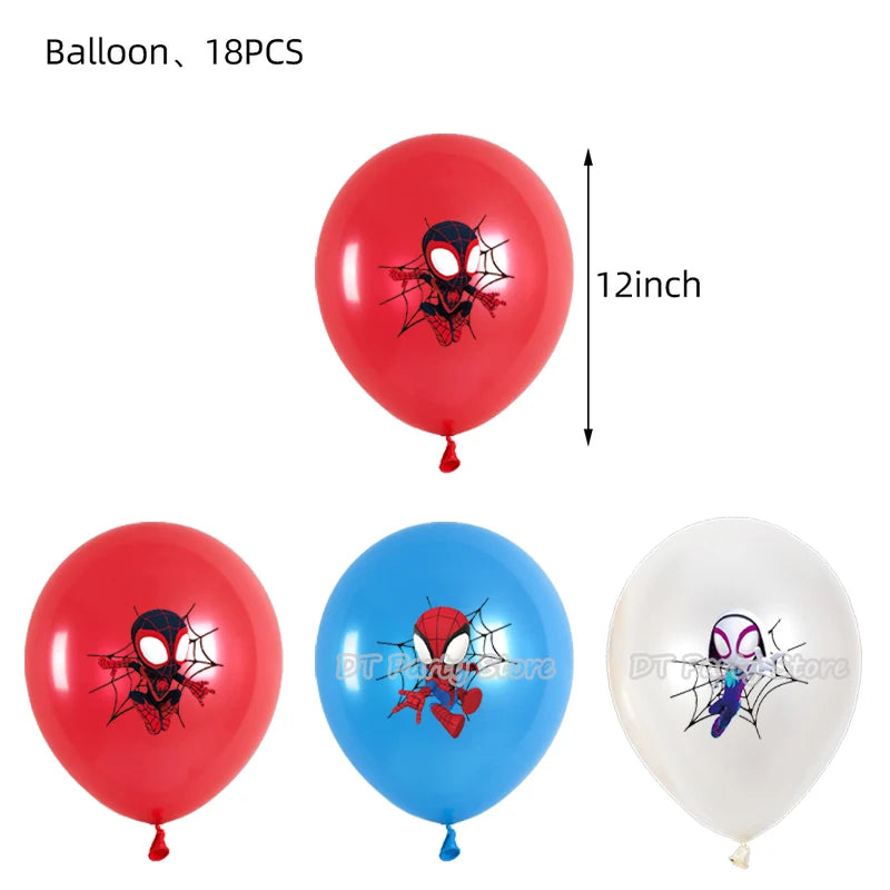 SpiderMan Theme Decoration