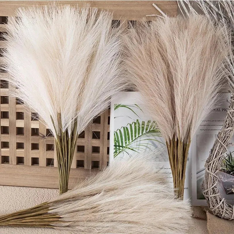 Pampas Grass Flower Bouquet 10Pcs