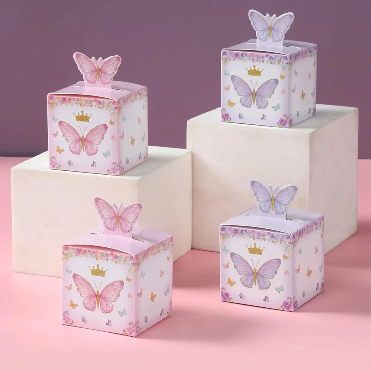 Candy gift box Butterfly for Baby Shower decorations 12/24pcs