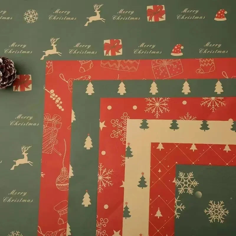 20/1PCS Christmas Kraft Paper Roll