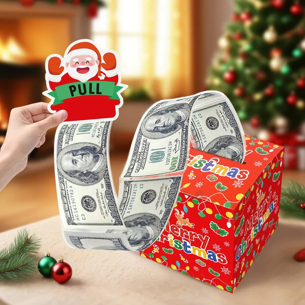 Christmas Cash Gift Box