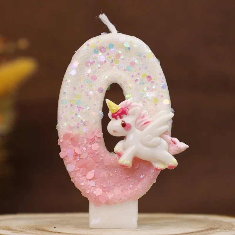 Unicorn candles