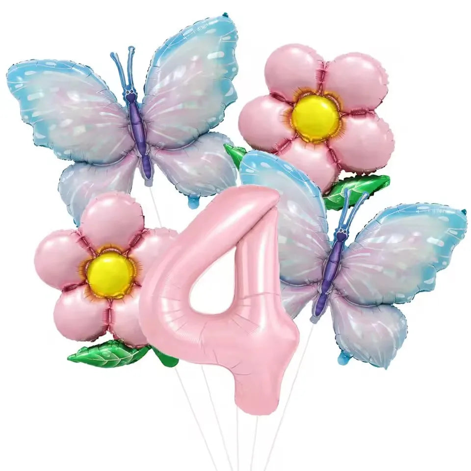 Colorful Butterfly balloons 5pcs