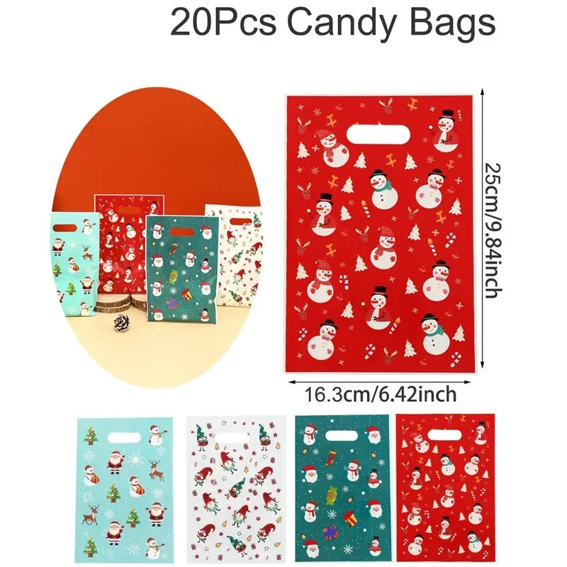 Santa & Snowman Packaging Bags