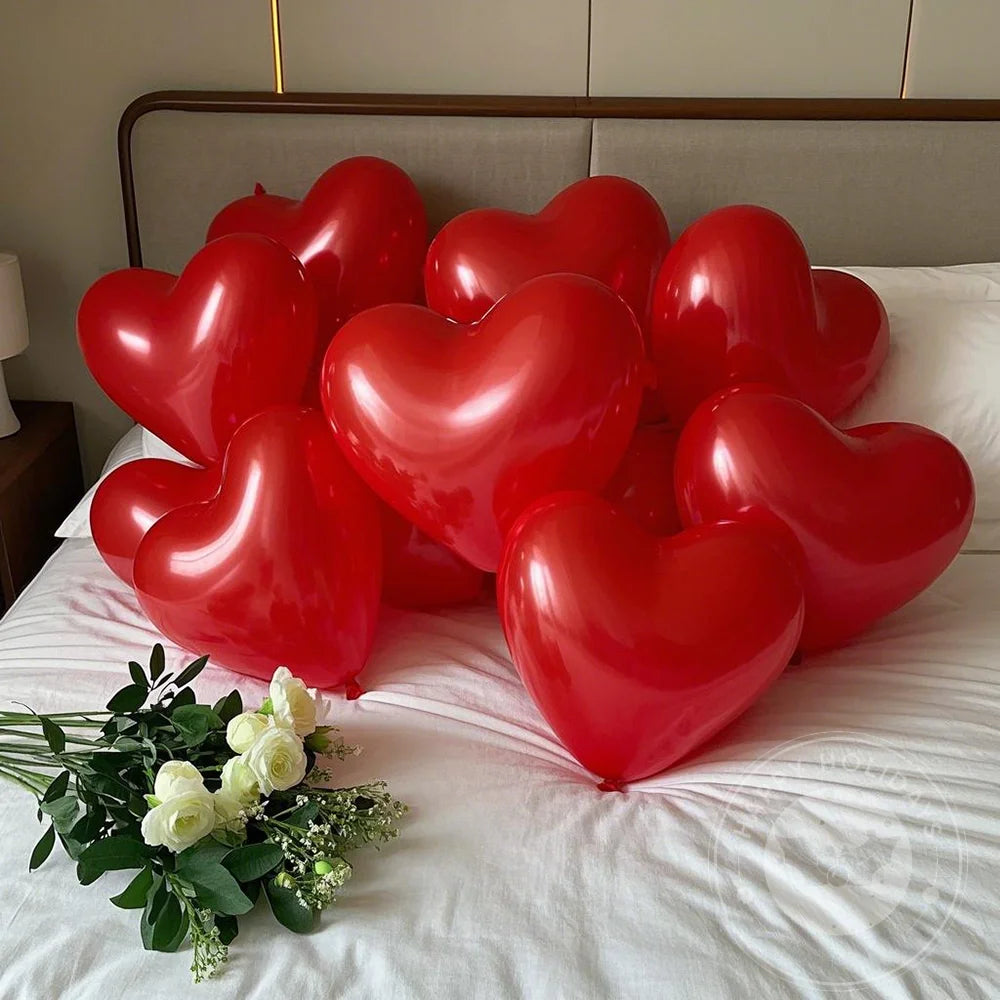 Heart balloons for decoration 20/50/100pcs 10inch