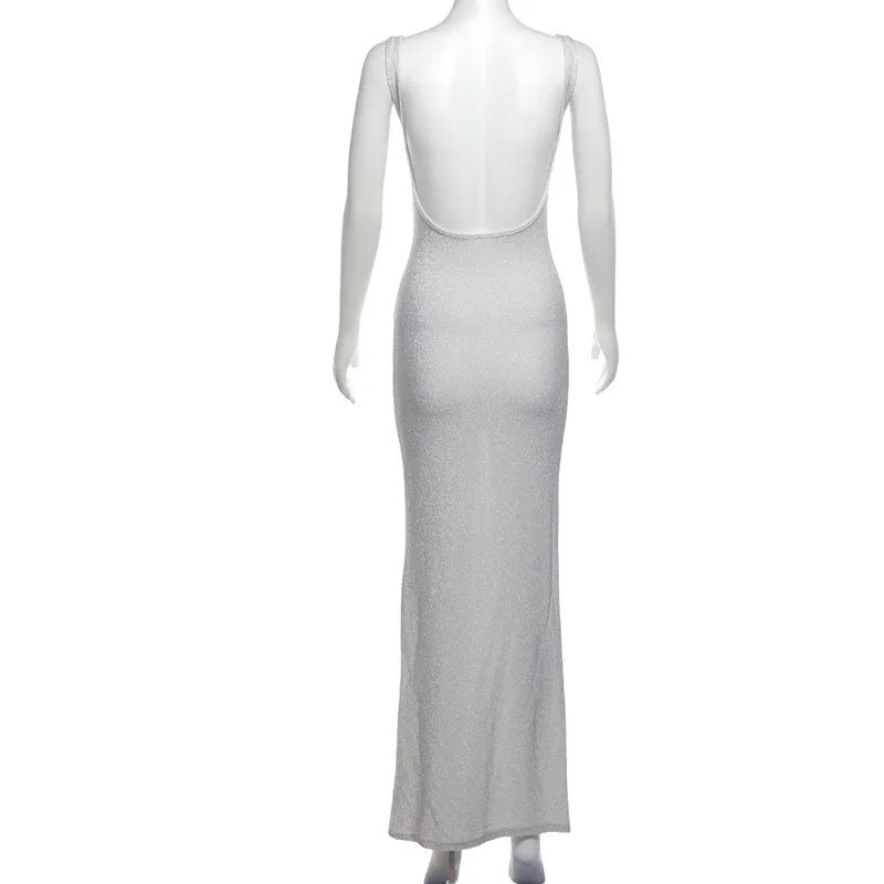 Carol Autumn Sequin Long Dress