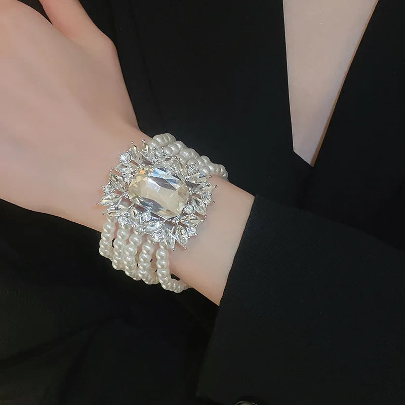 Pearl Multi-layer chain bracelets