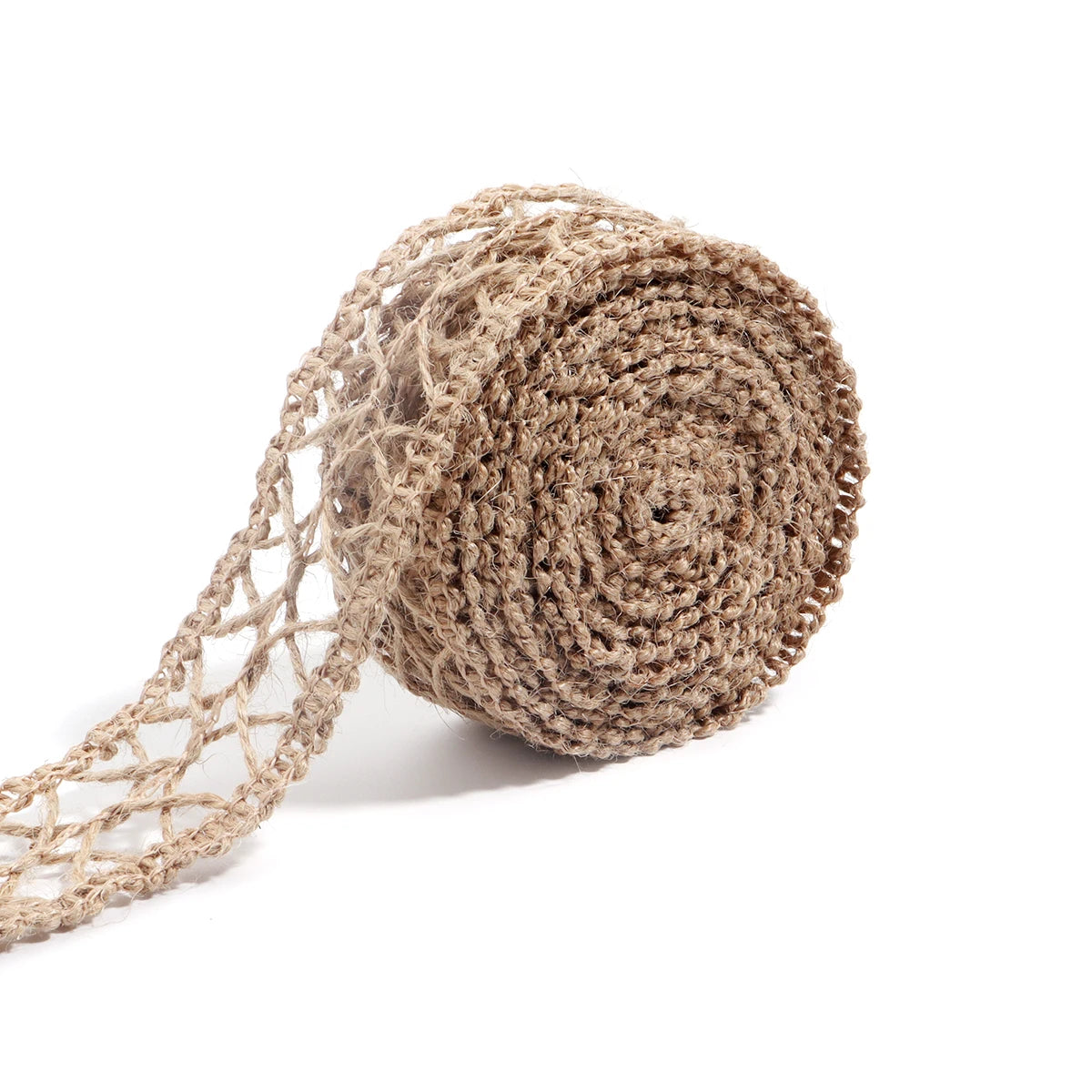 Macrame fabric ribbon linen 5/10Meters