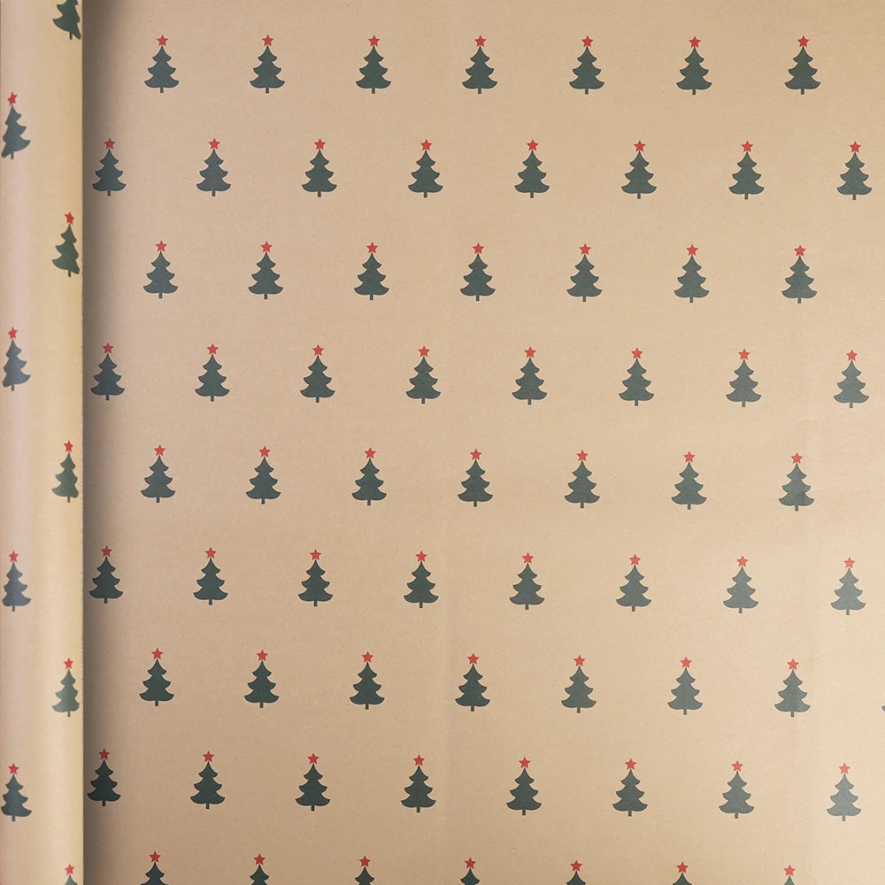 10/1PCS Christmas Kraft Wrap