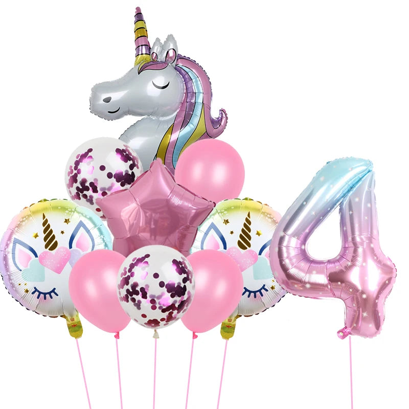 1Set Unicorn theme balloon 32inch