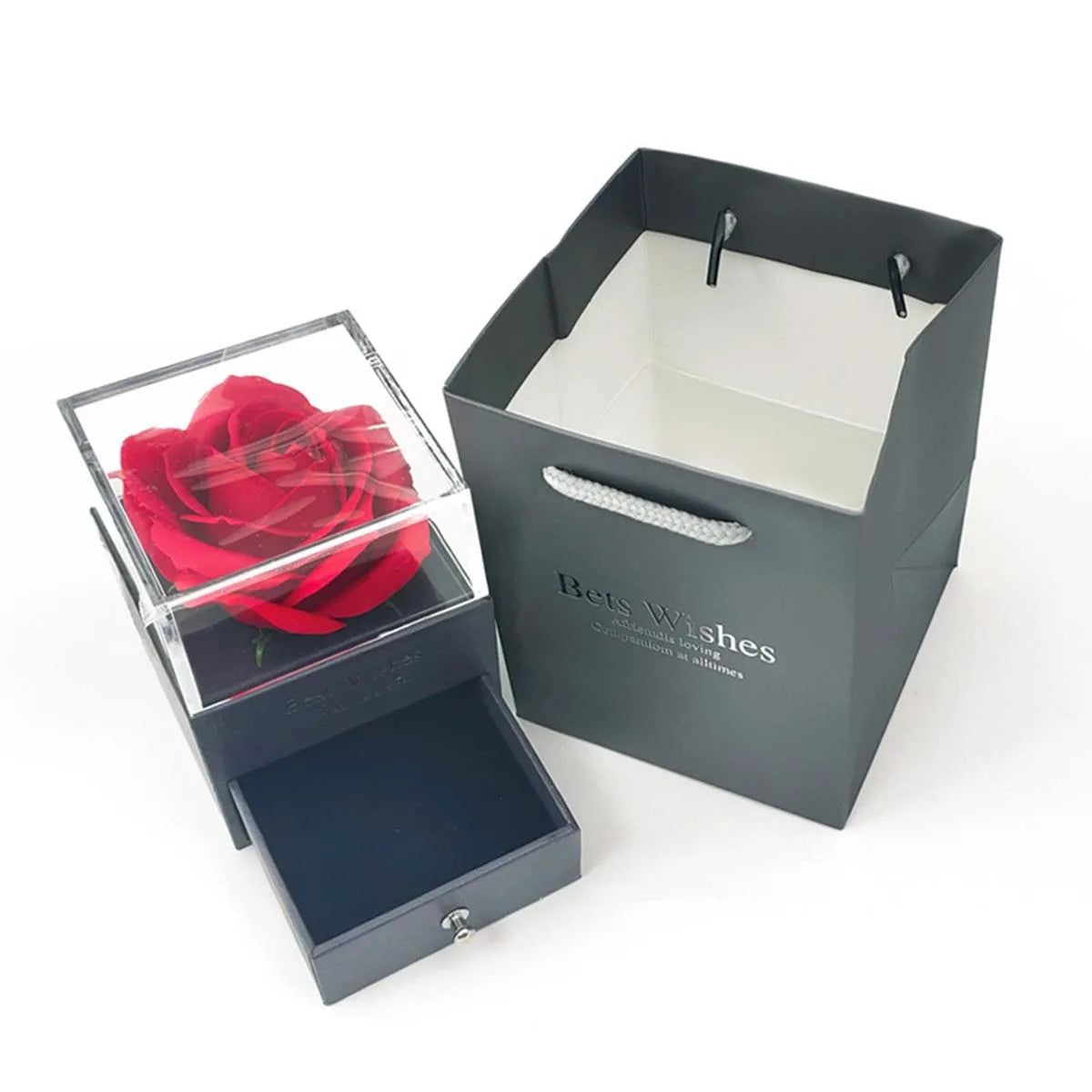 Flower love necklace box