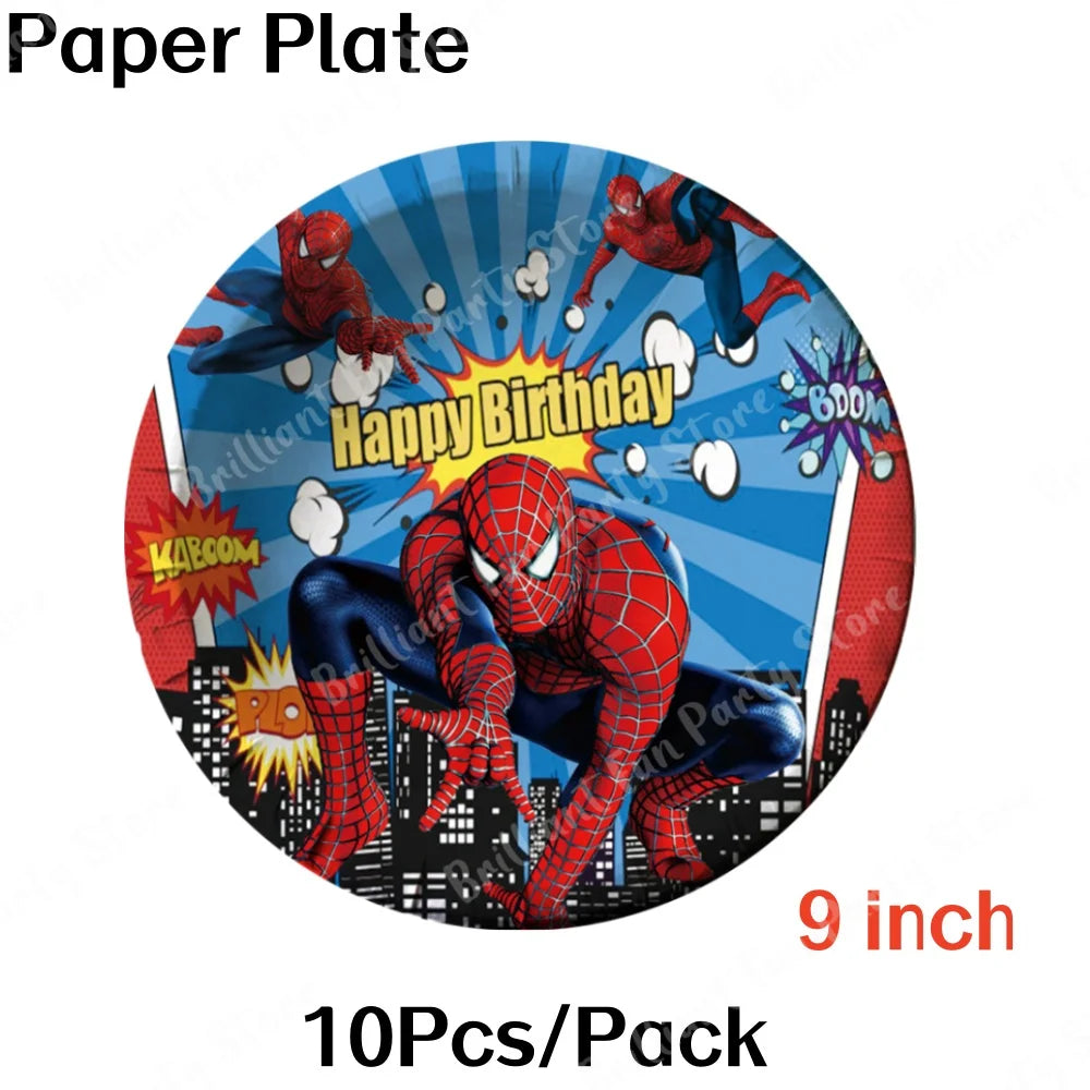 Spiderman theme decorations