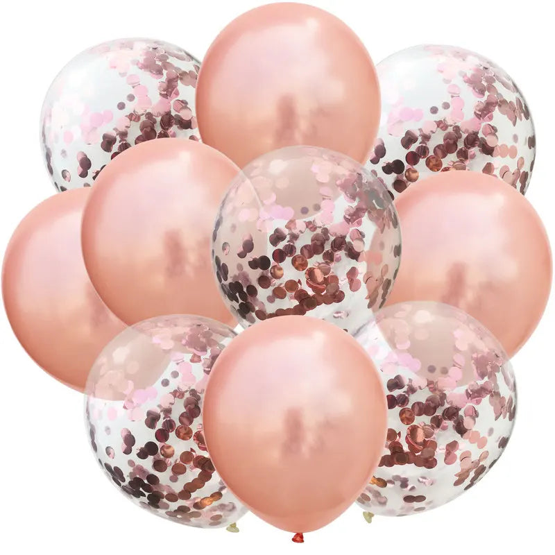 Mix Confetti Latex Balloon 12inch 10pcs
