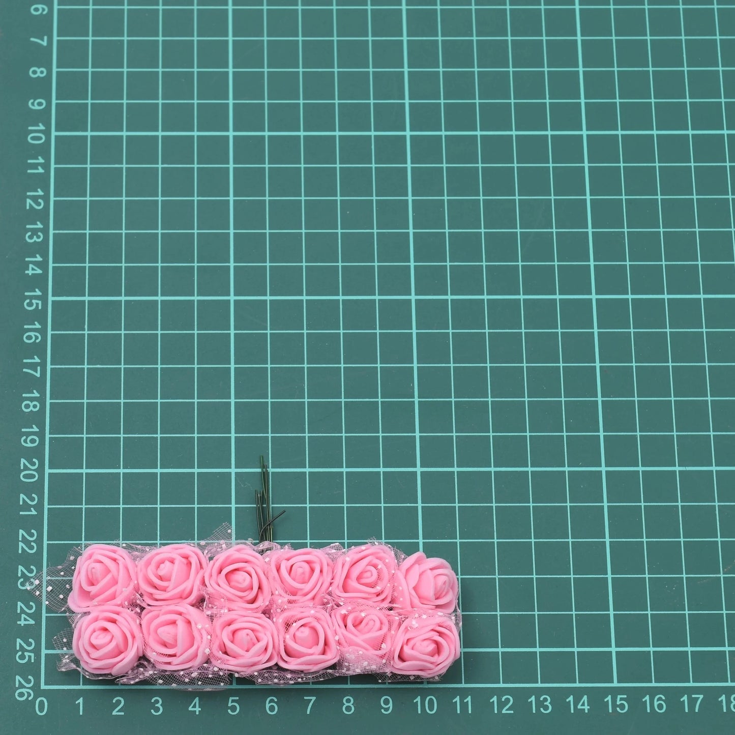 Red mini Lace Pe Rose 144pcs/2cm flowers