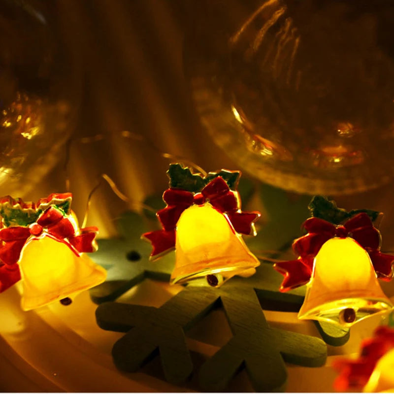 50/20 LED Bell Garland Lights USB Plug