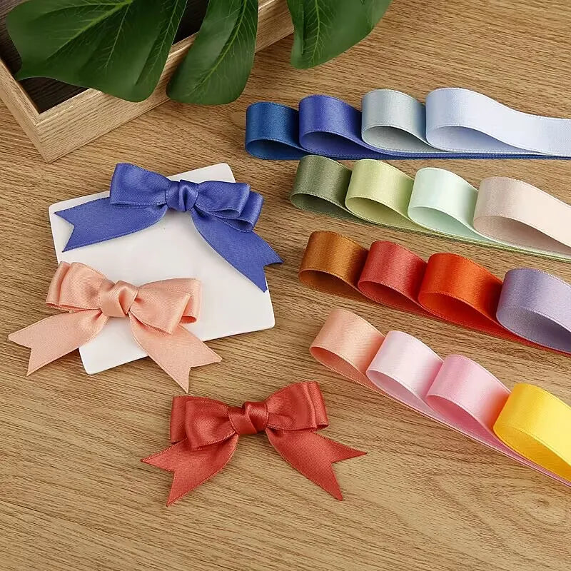 Single color Polyester/Cotton terylene crafts Ribbons 10 Yards10 16 25MM/38MM Matte