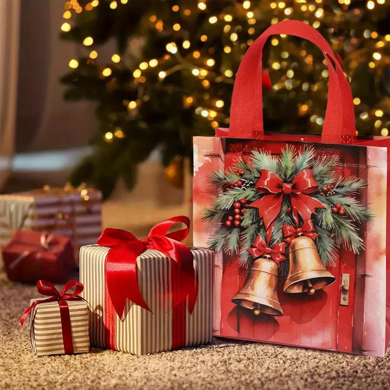 4pcs Xmas Gift Bags with Handles