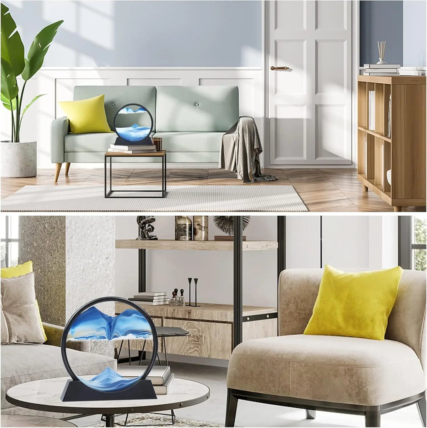 3D Quicksand hourglass moving art picture
