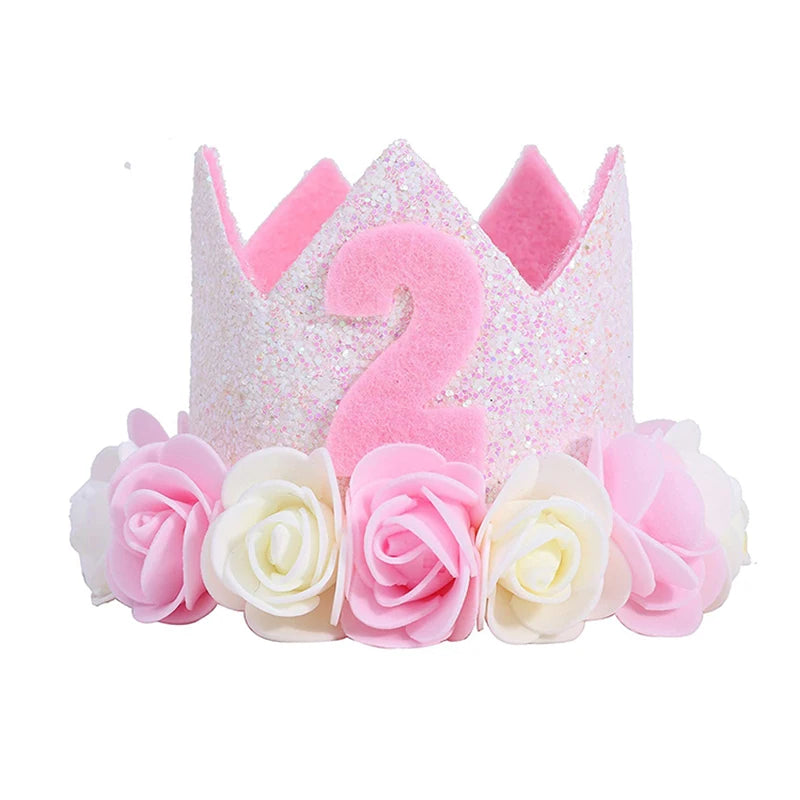 Crown hat kids 1 2 3 Year 1st