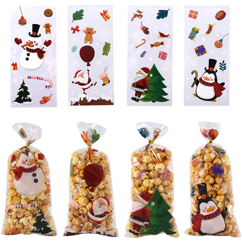 50pcs Christmas Candy Bags