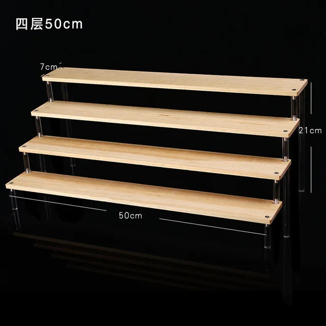 1-5 Tier Clear Acrylic Display Stand