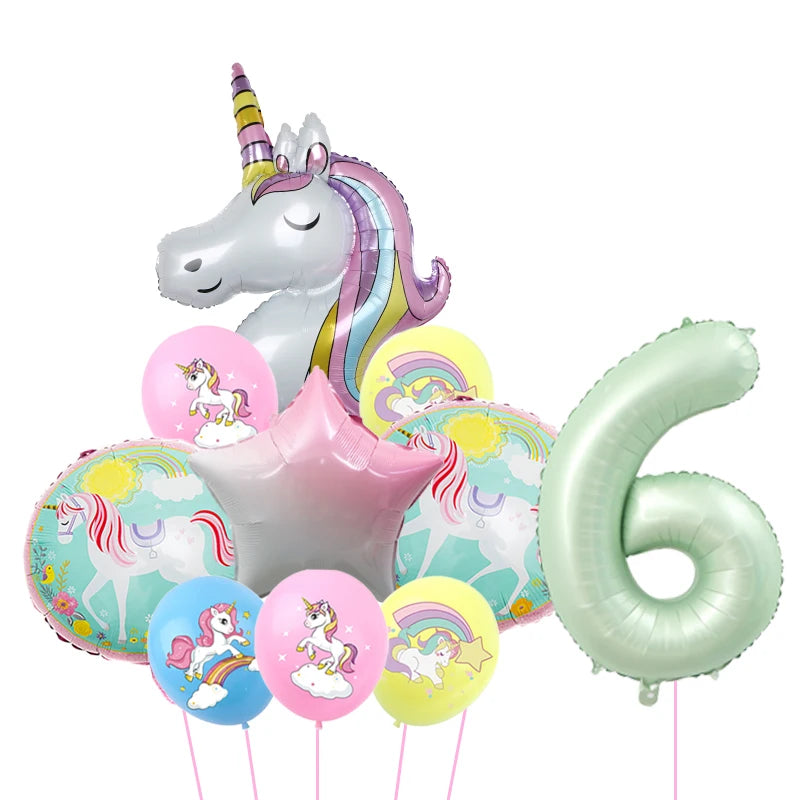 1Set Unicorn theme balloon 32inch