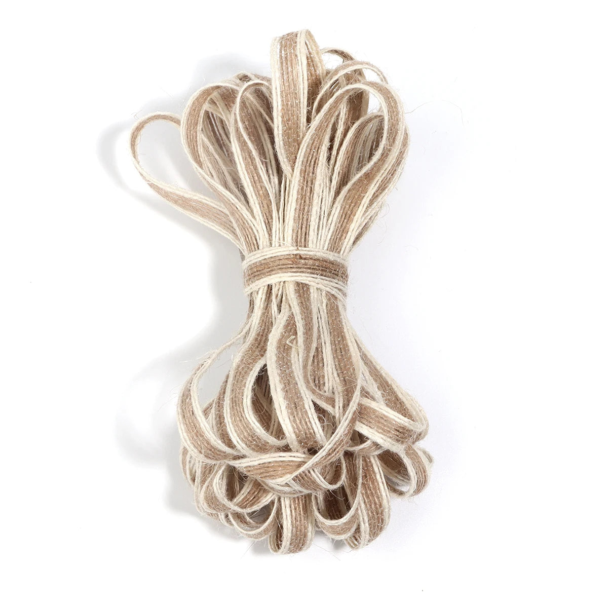 Macrame fabric ribbon linen 5/10Meters