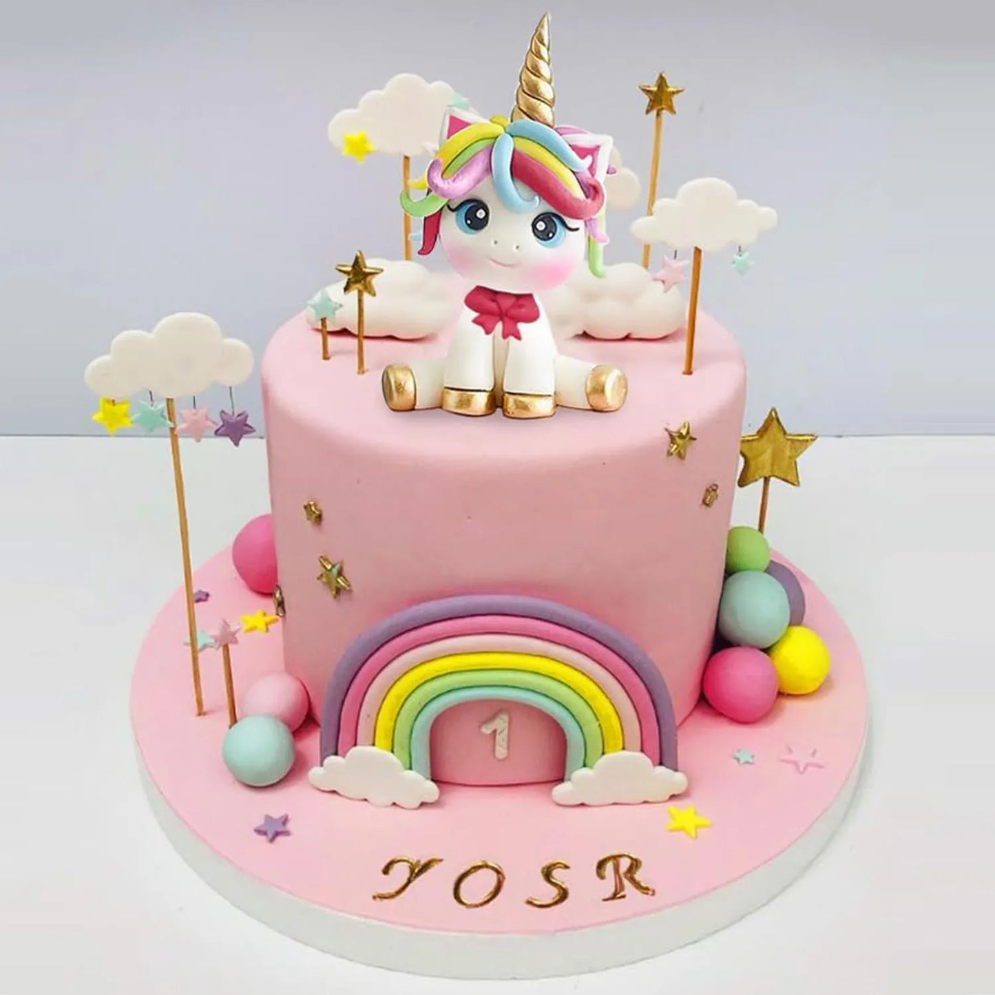 Unicorn topper cake decorations