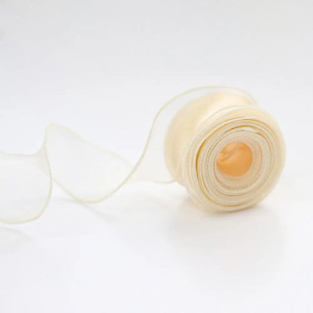 Satin ribbon mesh fabric Tulle ribbon 40mm 10 yards Roll