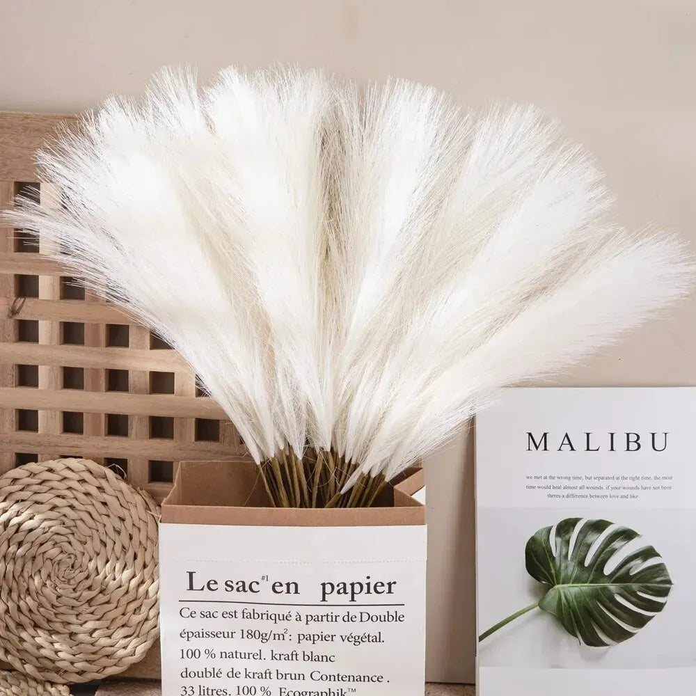 Pampas Grass Flower Bouquet 10Pcs